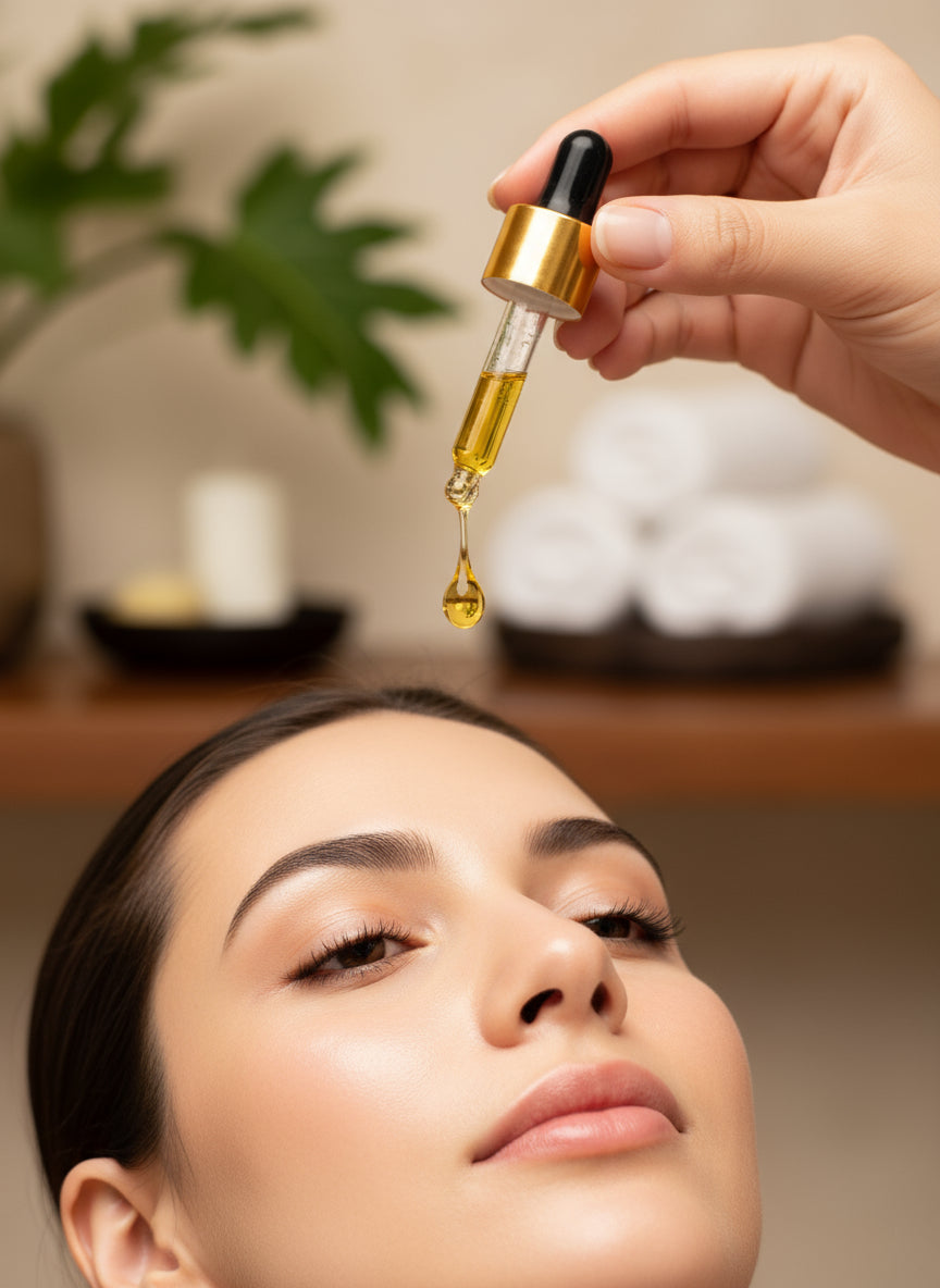 Koottungal Vaidyasala Kumkumadi Thailam 25ml - Ayurvedic Face Oil for Glowing Skin