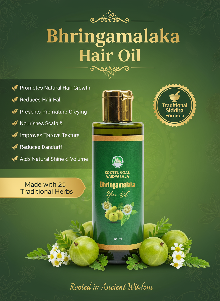 Bhringamalaka Hair Oil Banner